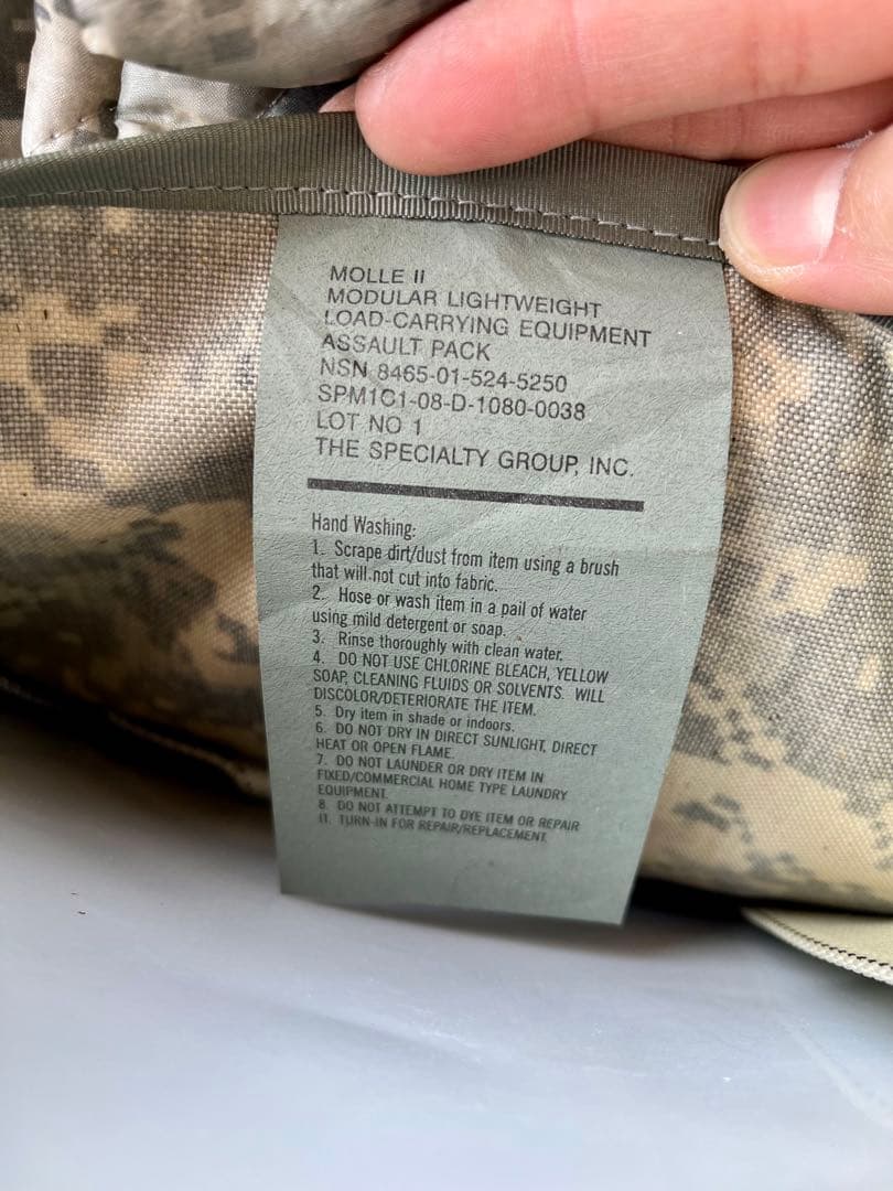 米軍放出品 未使用品 レア品MOLLE2アサルトパック リュック バックパック①