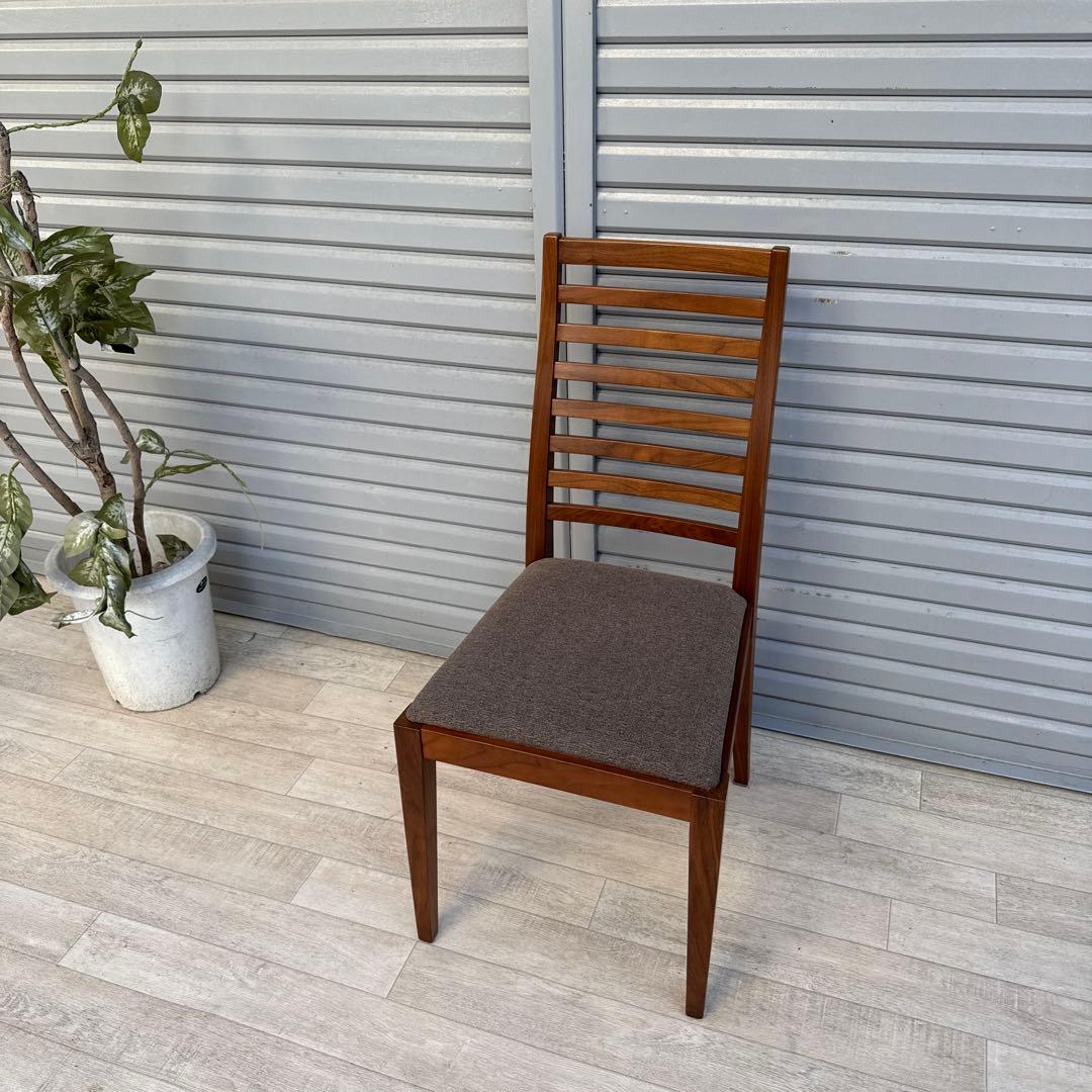 秋田木工 天然木 ダイニングチェア IDC 大塚家具　④