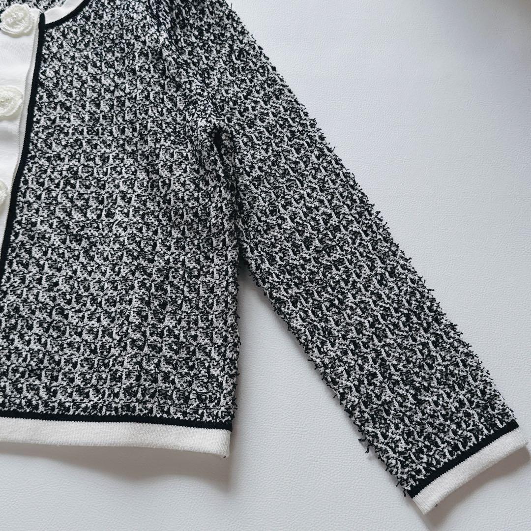 Ma-chan様！エムズグレイシー　現行タグ　ニッジャケット花ボタンカーディガン