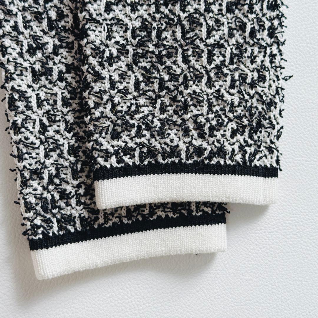 Ma-chan様！エムズグレイシー　現行タグ　ニッジャケット花ボタンカーディガン