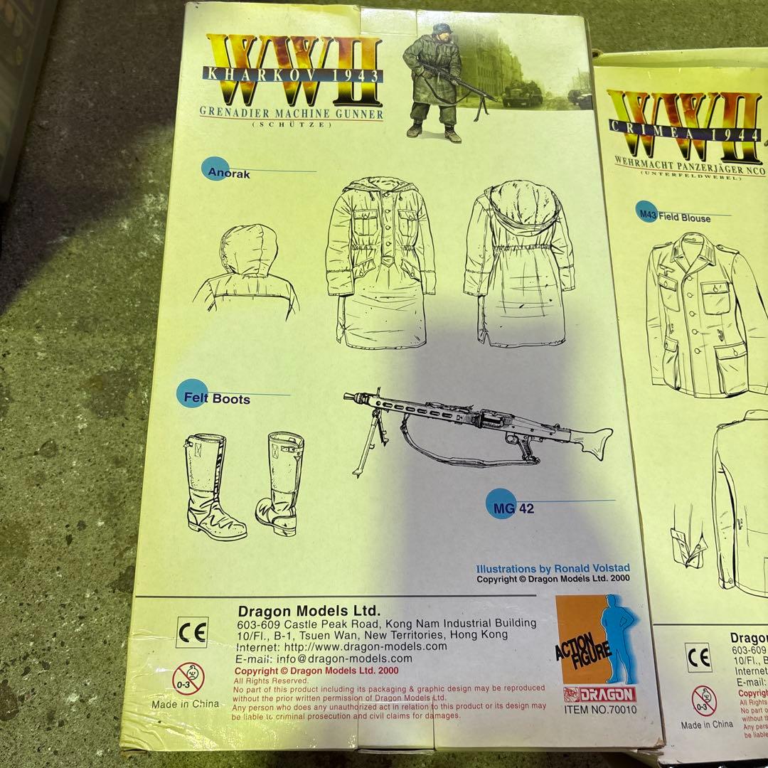 S528 ドラゴンモデル　1/6 アクションフィギュア 3個まとめ