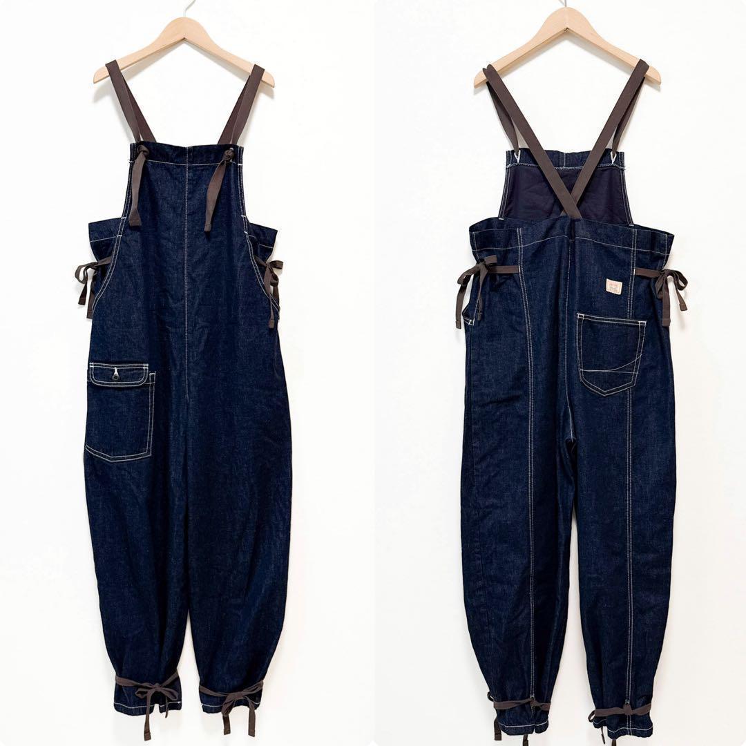 美品 フリークスストア SOMETHING ヴィンテージユーロサロペット リボン