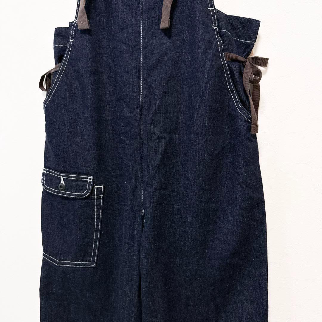 美品 フリークスストア SOMETHING ヴィンテージユーロサロペット リボン