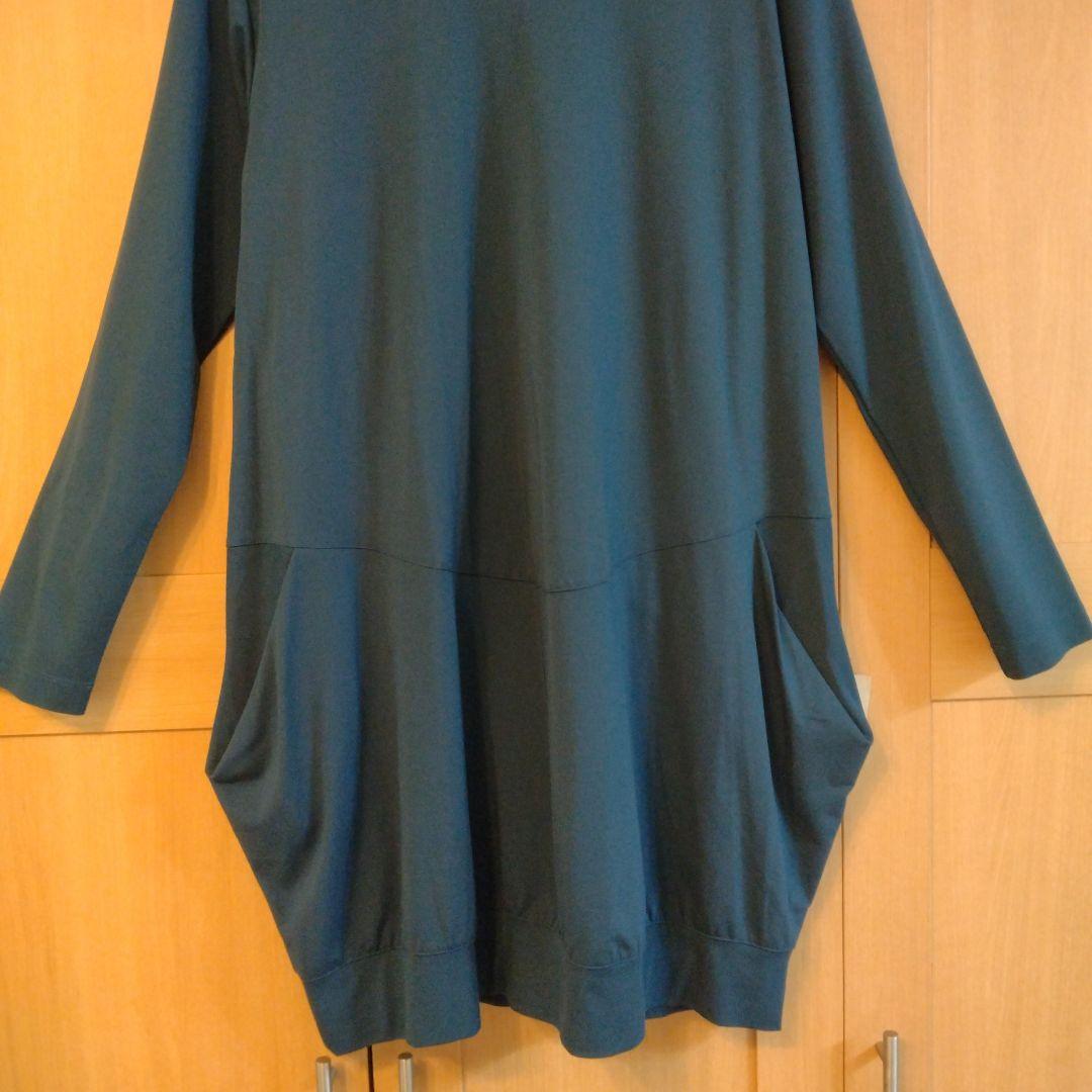 新品未使用 センソユニコ フード付 長袖 デザイン チュニック