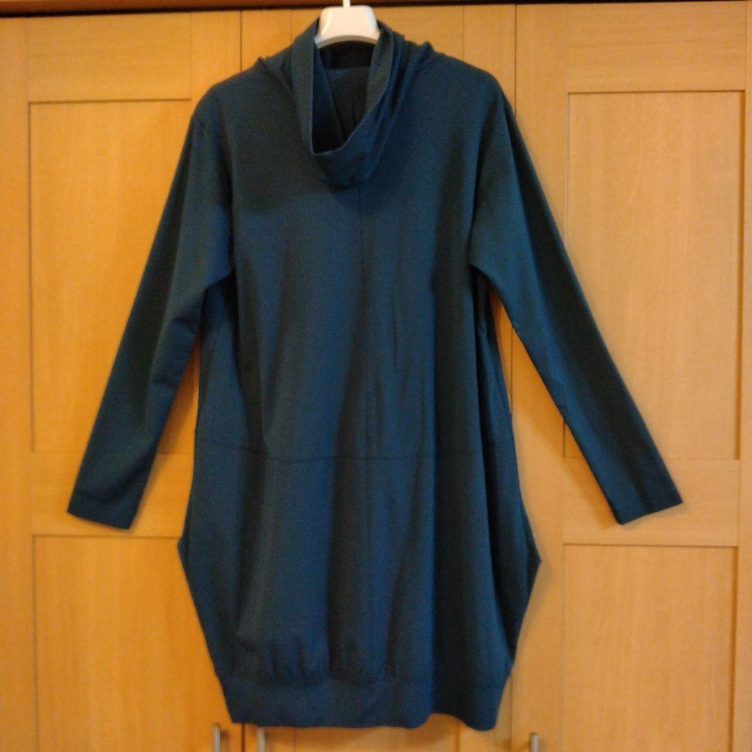 新品未使用 センソユニコ フード付 長袖 デザイン チュニック