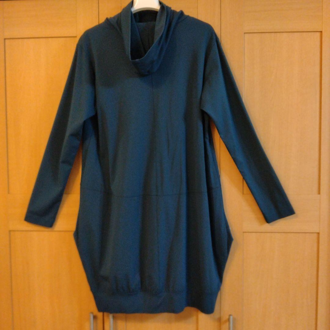 新品未使用 センソユニコ フード付 長袖 デザイン チュニック
