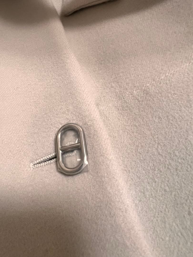 ダ*@様 HERMES 2025SS 《シェーヌ・ダンクル》 ピーコート 34