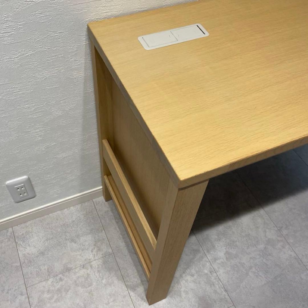 最終価格‼️【マット付き】ITOKI 天然木デスク エルコディ ナチュラルオーク