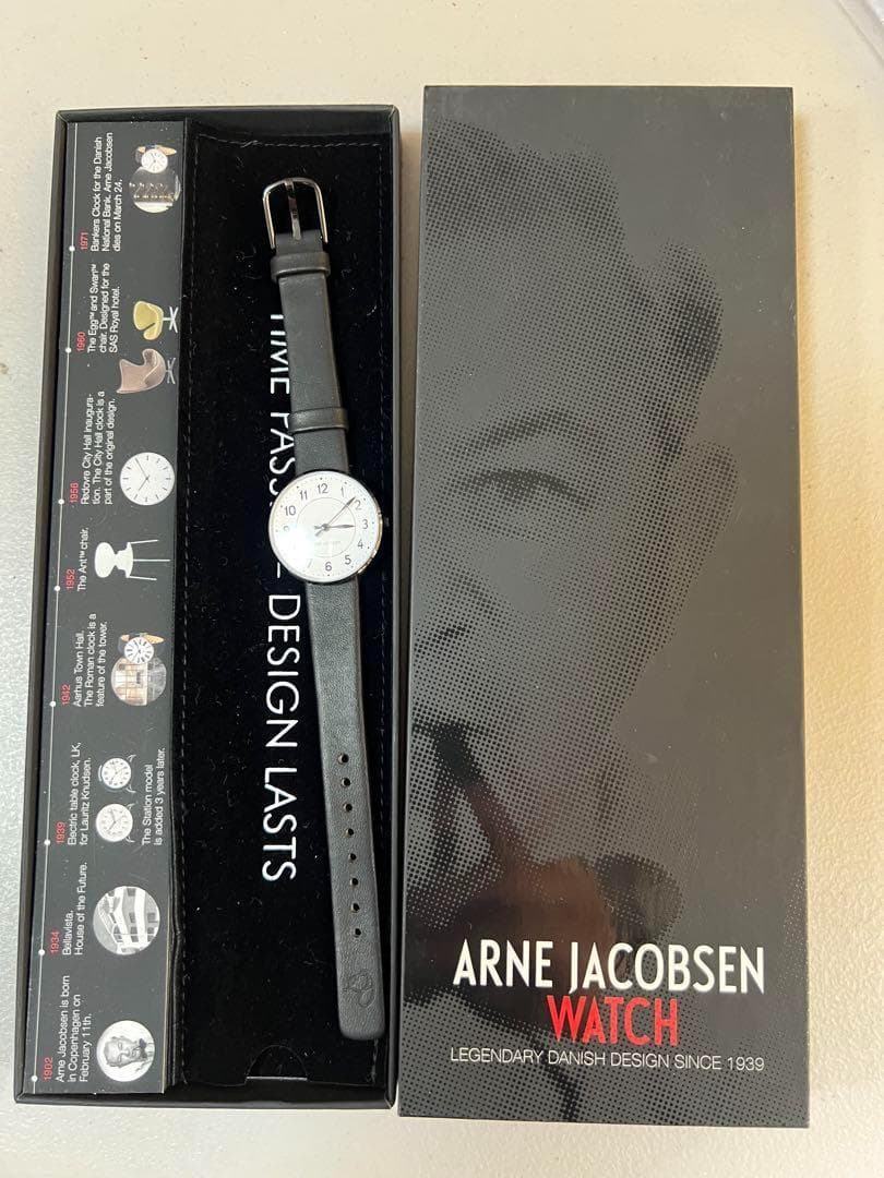 アルネヤコブセン 30mm 腕時計 ステーション