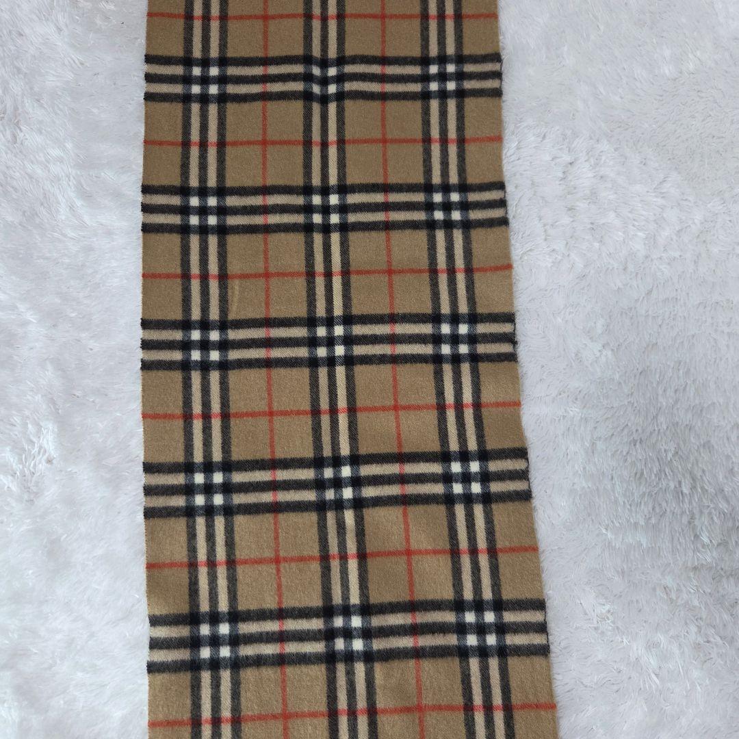 【極美品】Burberrys マフラーノバチェック PURE　CASHMERE