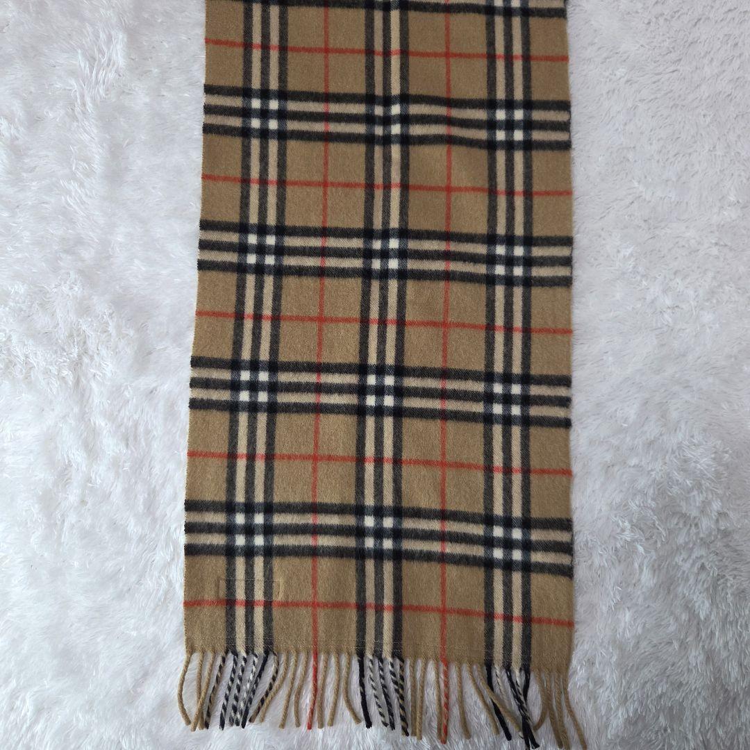 【極美品】Burberrys マフラーノバチェック PURE　CASHMERE