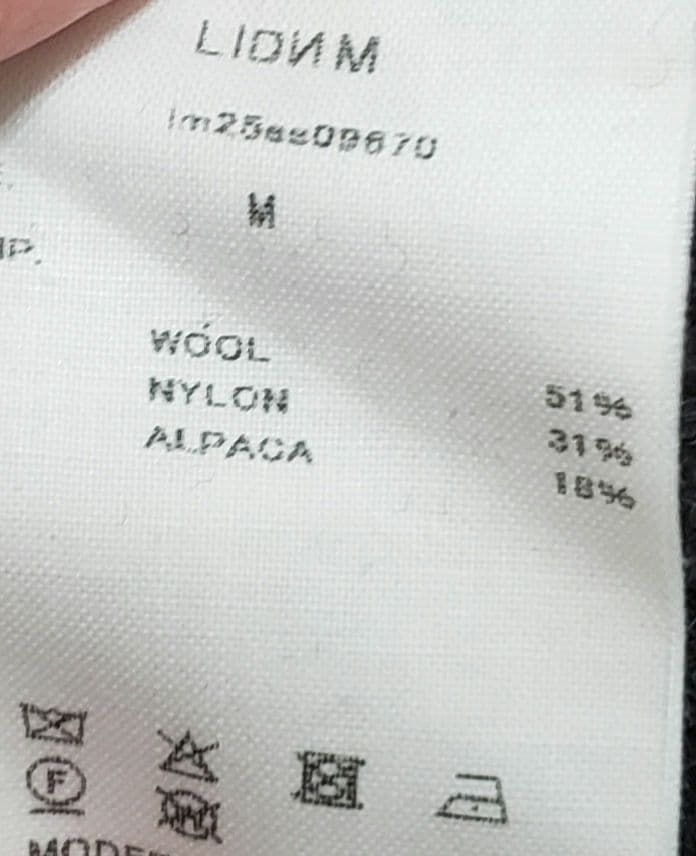 トップス LIDNMALPACA KNIT SHIRT CARDIGAN