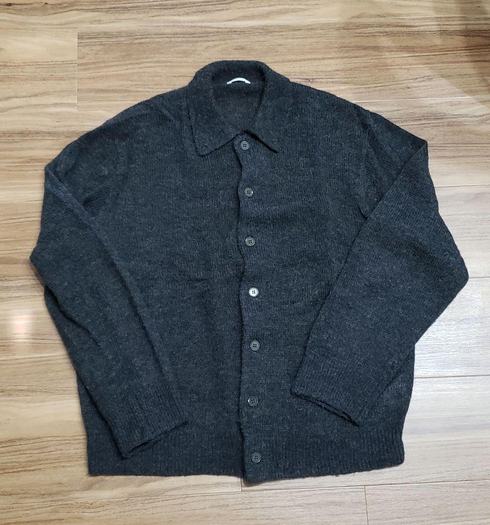 トップス LIDNMALPACA KNIT SHIRT CARDIGAN