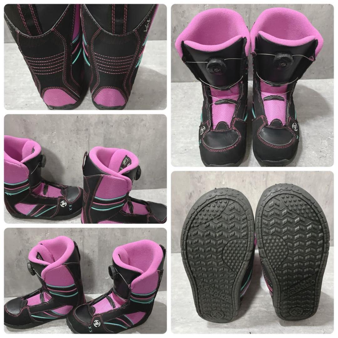 キッズ ジュニア ガールズ nature 110cm スノーボード 3点セット