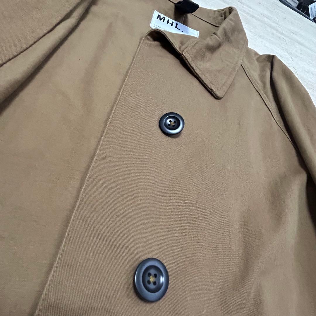 【美品】MHL マーガレットハウエル コットンジャケット　茶系　1