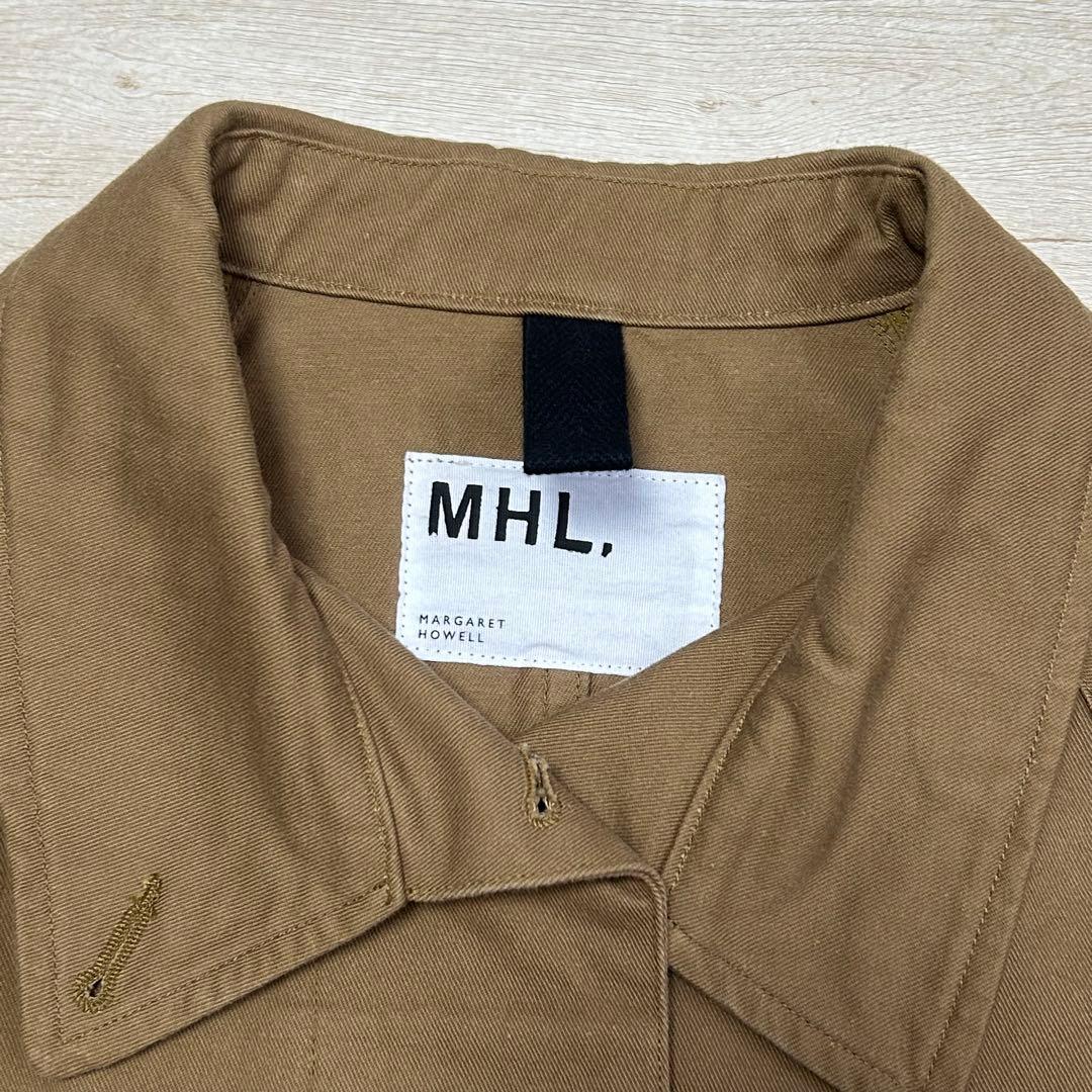 【美品】MHL マーガレットハウエル コットンジャケット　茶系　1