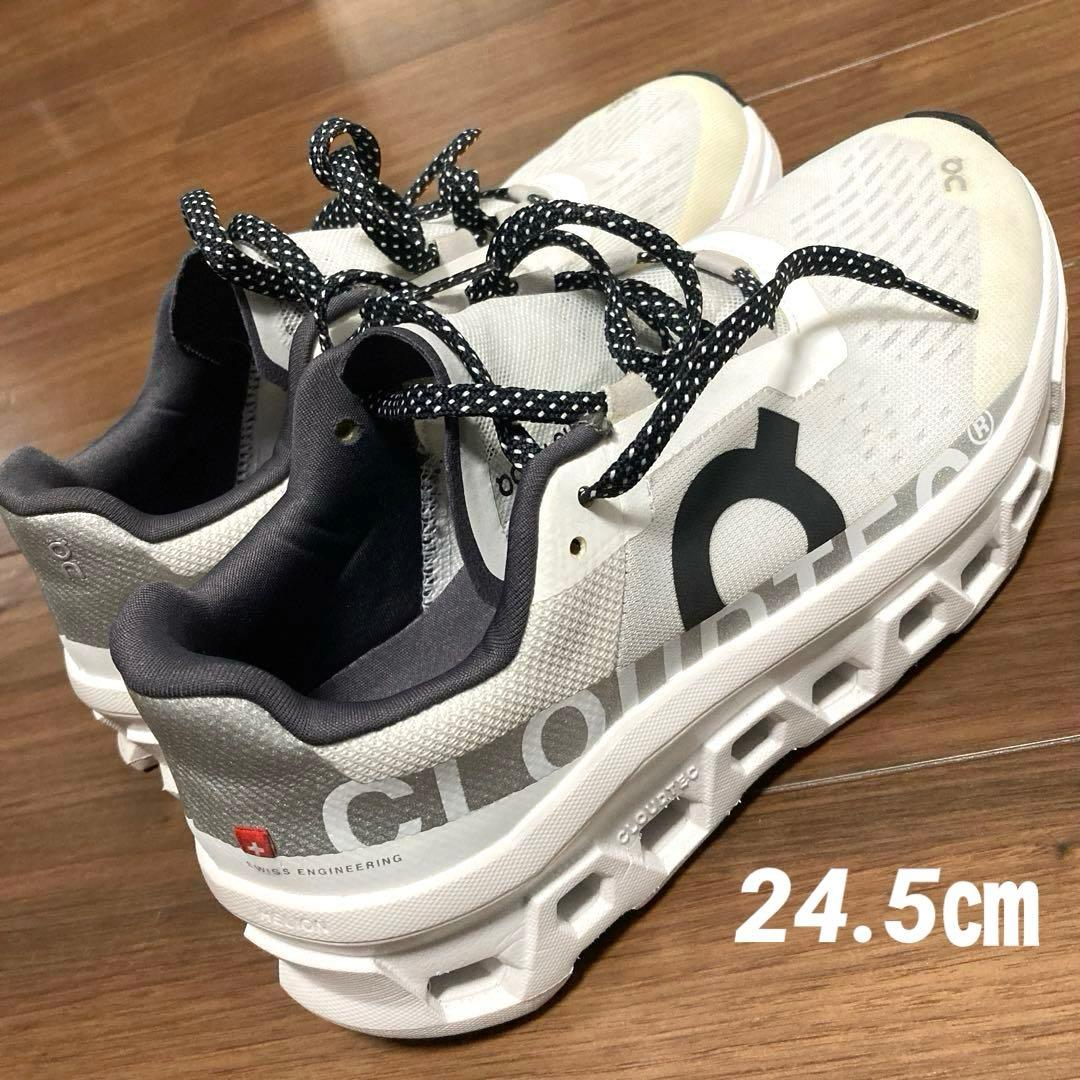 On Cloudmonstar ホワイト×ブラック【24.5】クラウドモンスター