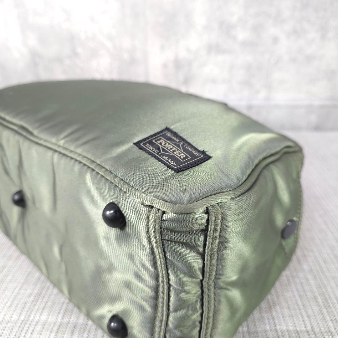 PORTER　ヘッドポーター　タンカー　ドラムバッグ　ボストンバッグ　グリーン