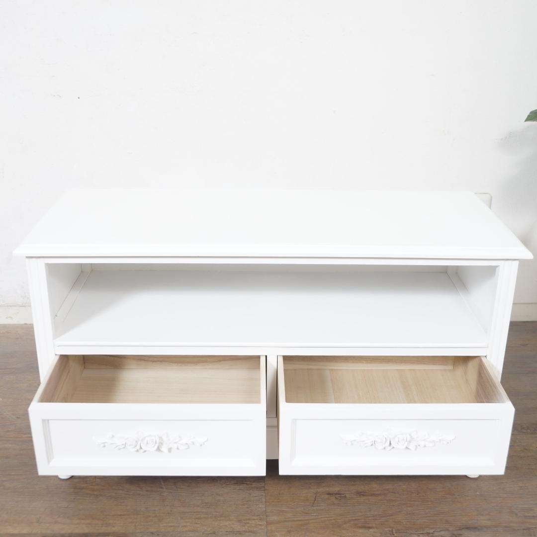 決算セール【新品】アンティーク風 テレビボード　フレンチテイスト