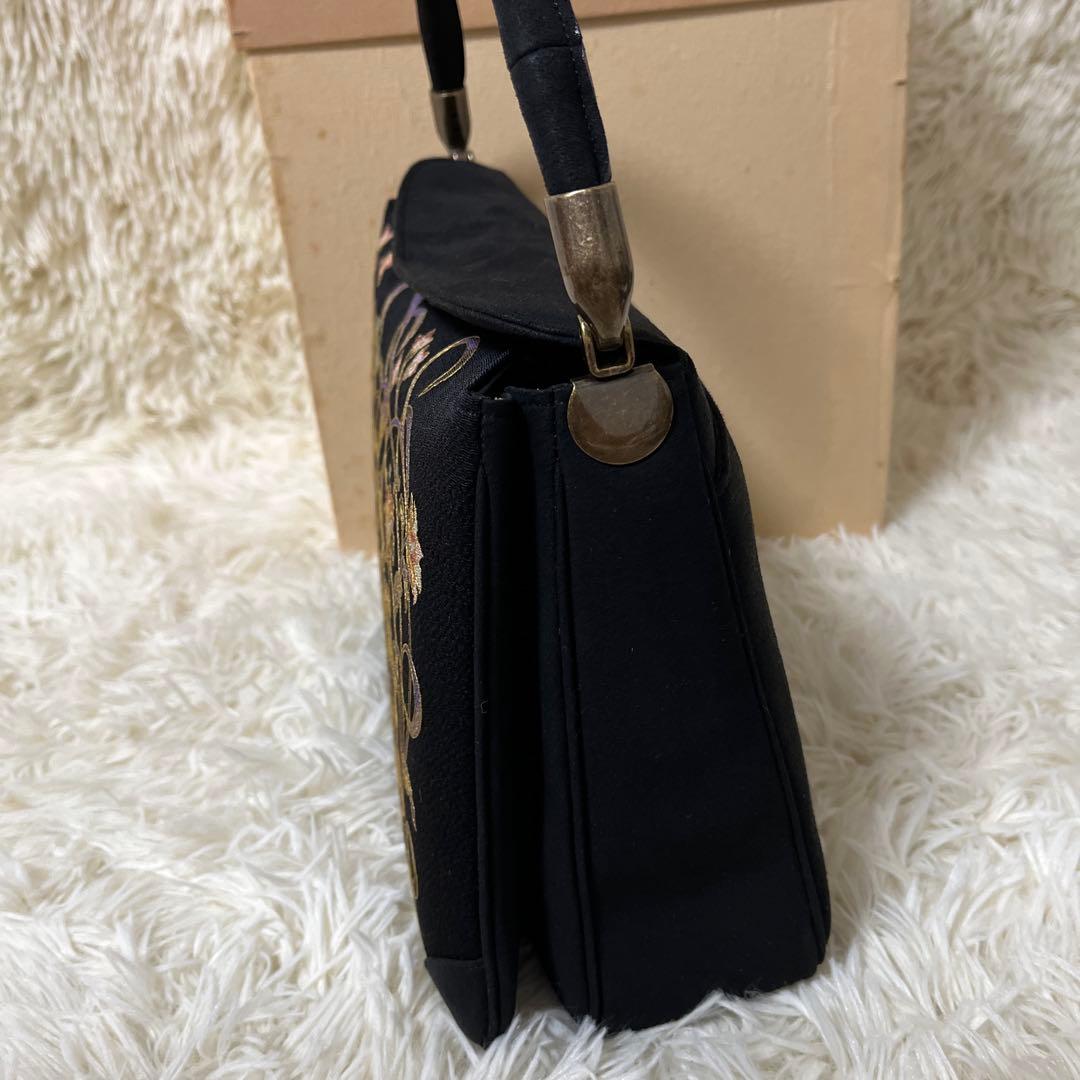 美品　OKAJIMA オカジマ 絹　シルク　着物　バッグ　和装