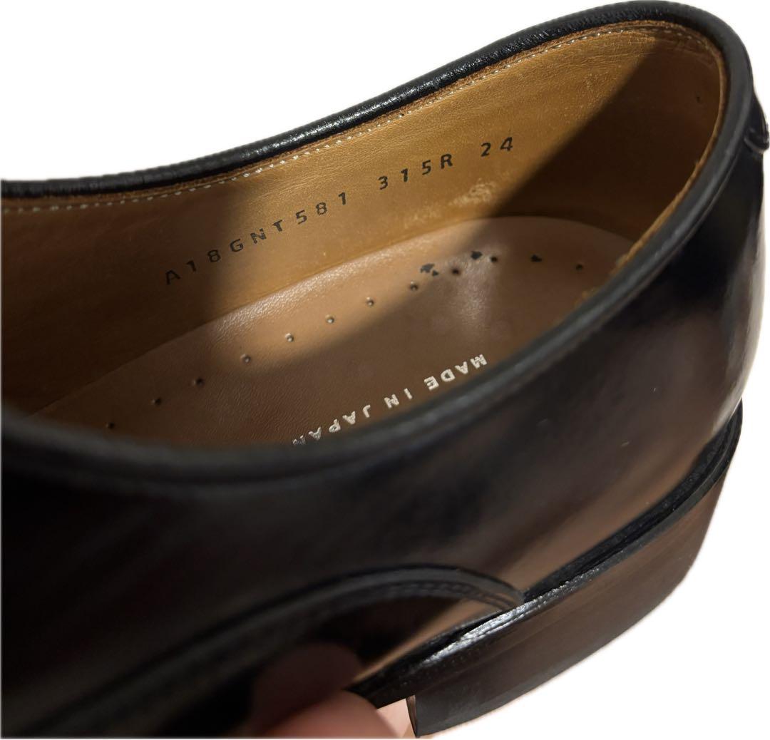 【美品】REGAL リーガル 315R ストレートチップ ブラック 24.0