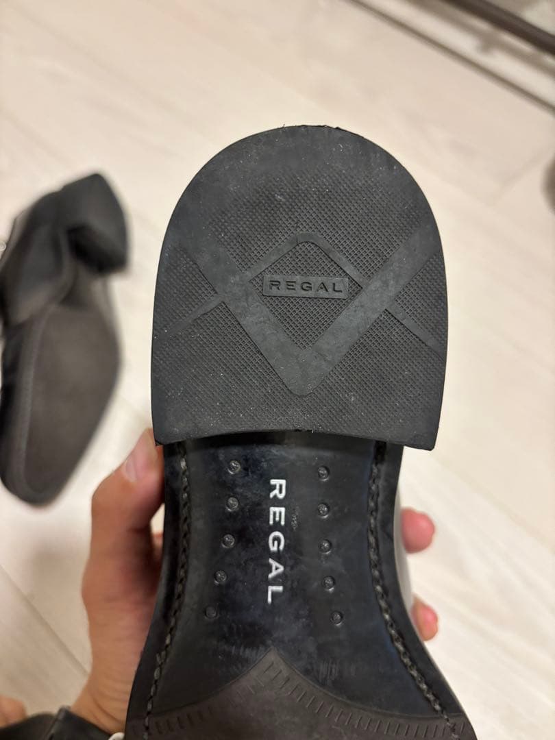 【美品】REGAL リーガル 315R ストレートチップ ブラック 24.0