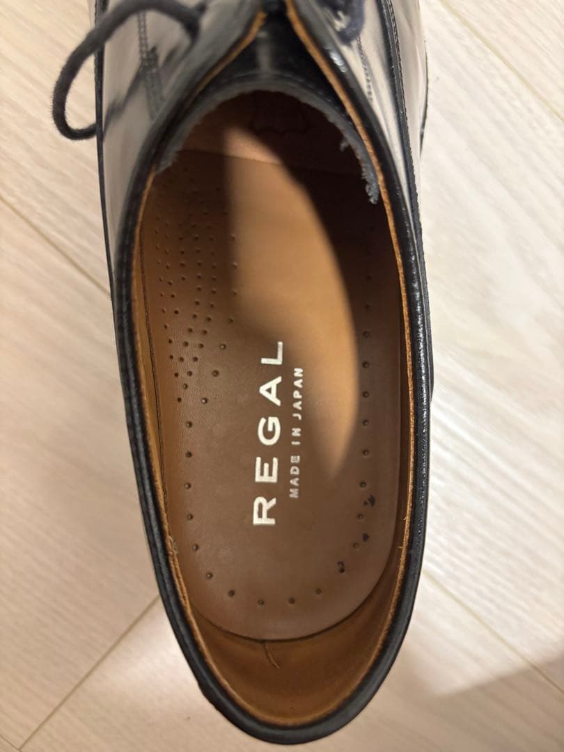 【美品】REGAL リーガル 315R ストレートチップ ブラック 24.0