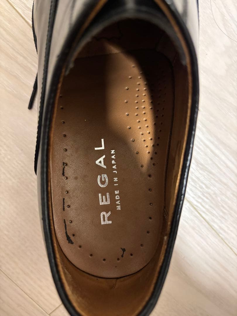 【美品】REGAL リーガル 315R ストレートチップ ブラック 24.0