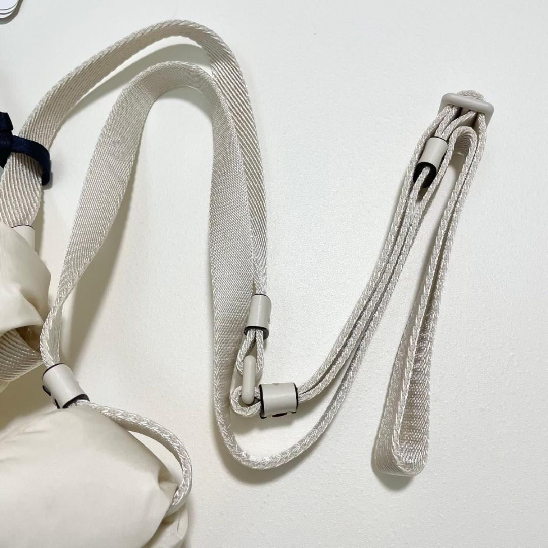 モンクレール ショルダーバッグ キルティング 白 シンプル ダウン ラスト1個