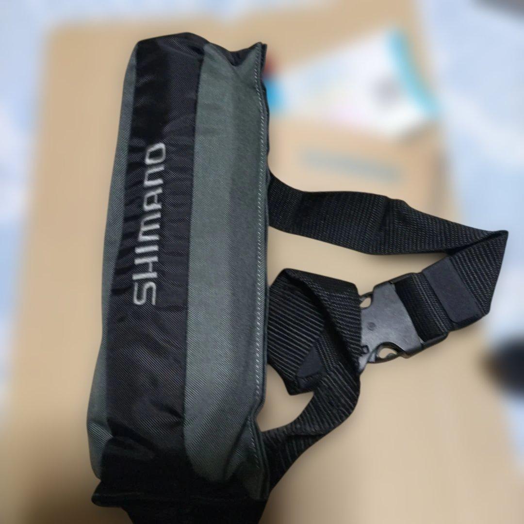 シマノ　自動膨張式　ラフトエアジャケット　VF-053U グレー