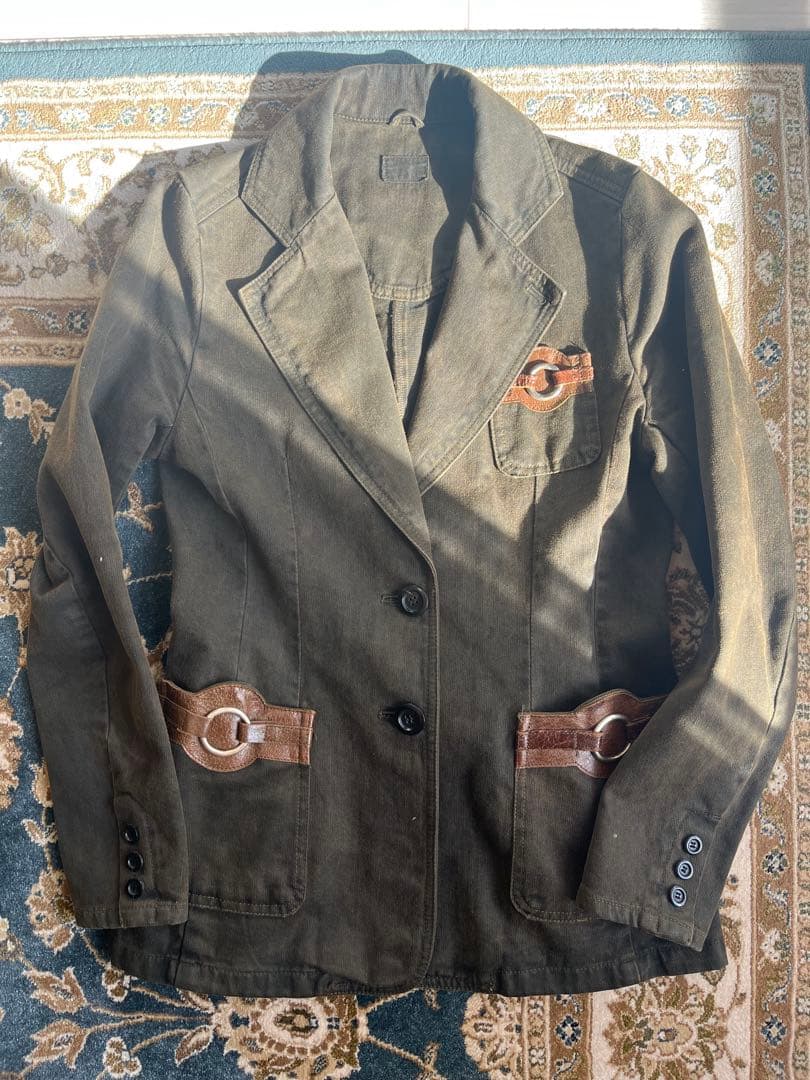 初期 00s Share Spirit テーラード ジャケット グランジ y2k