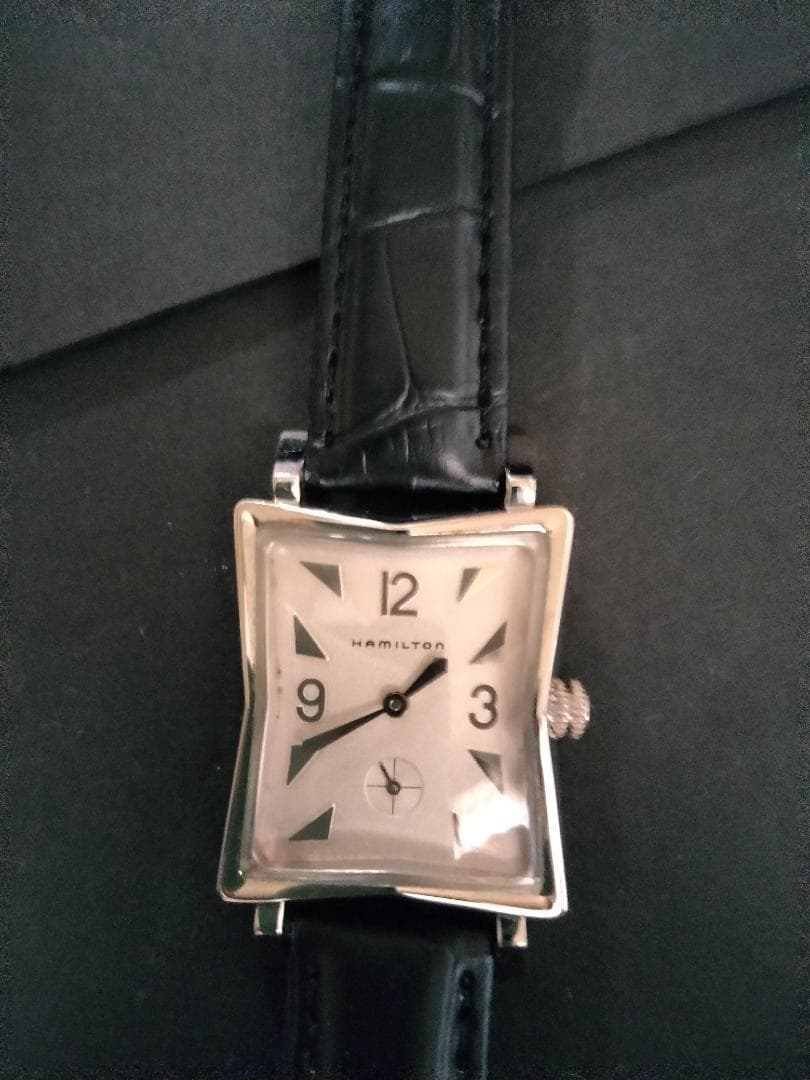 Hamilton クォーツ時計シルバー/ホワイト