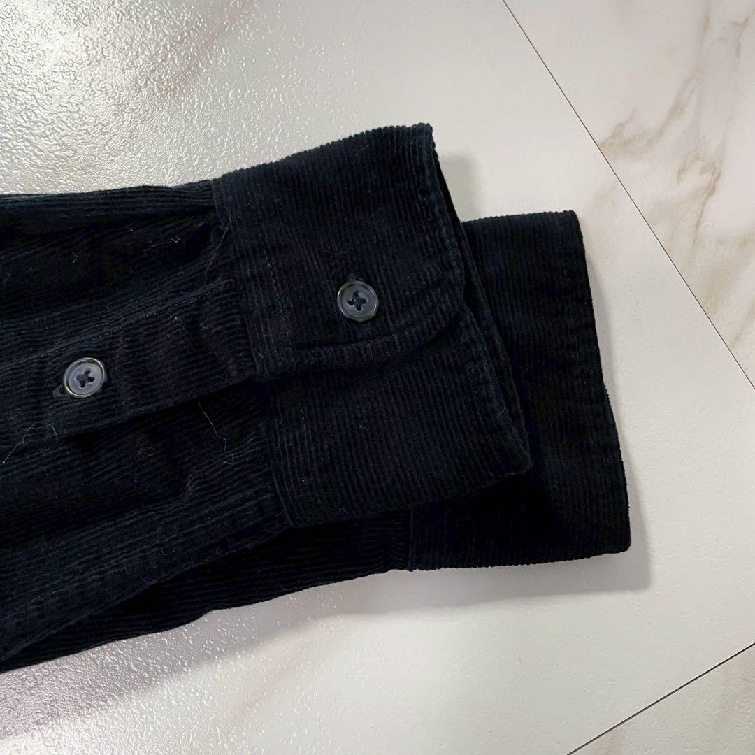 極美品 サイズ4✨23AW ポロバイラルフローレン コーデュロイシャツドレス 紺