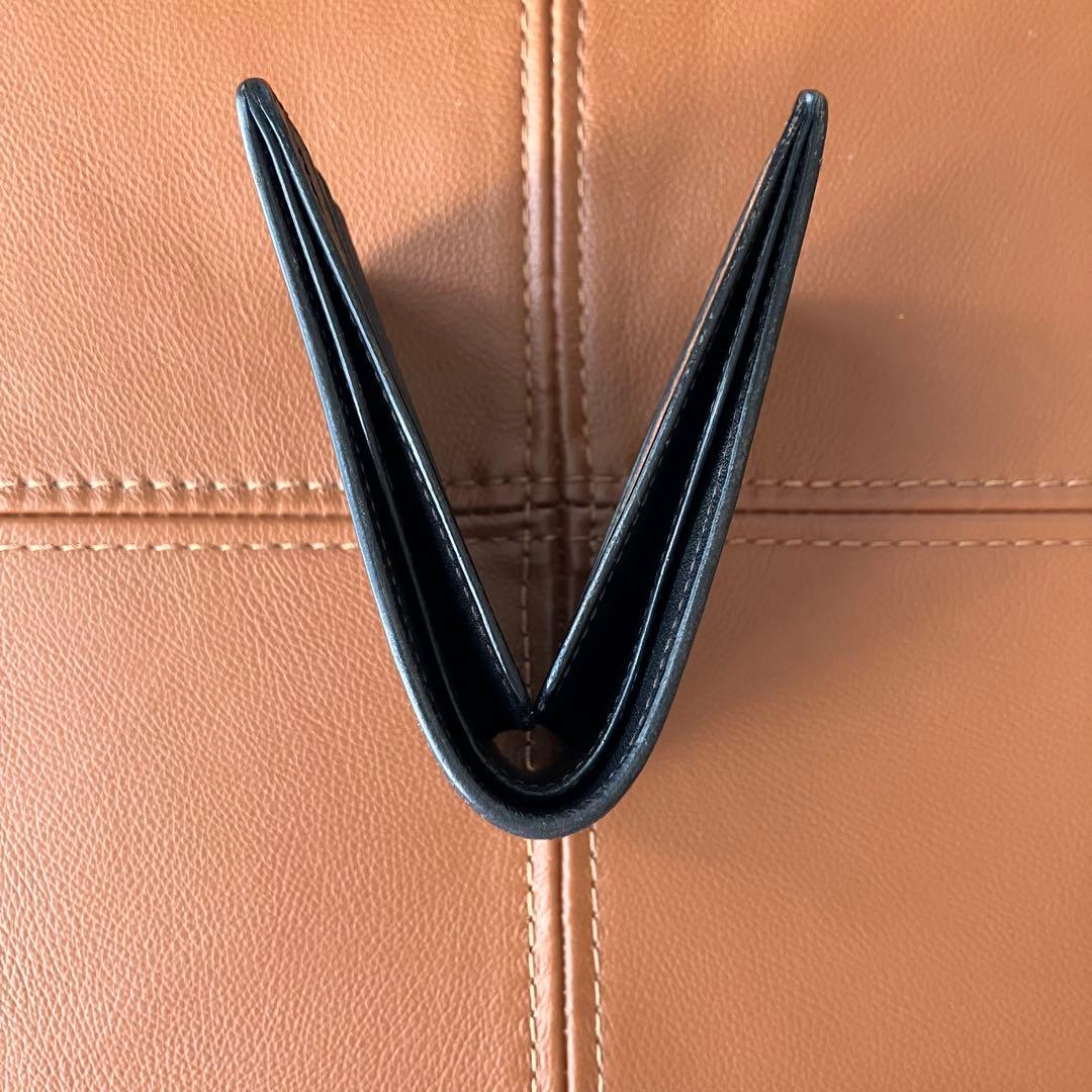 【状態良好】ワイルドスワンズ WINGS 札入れ フルグレインブライドル 黒