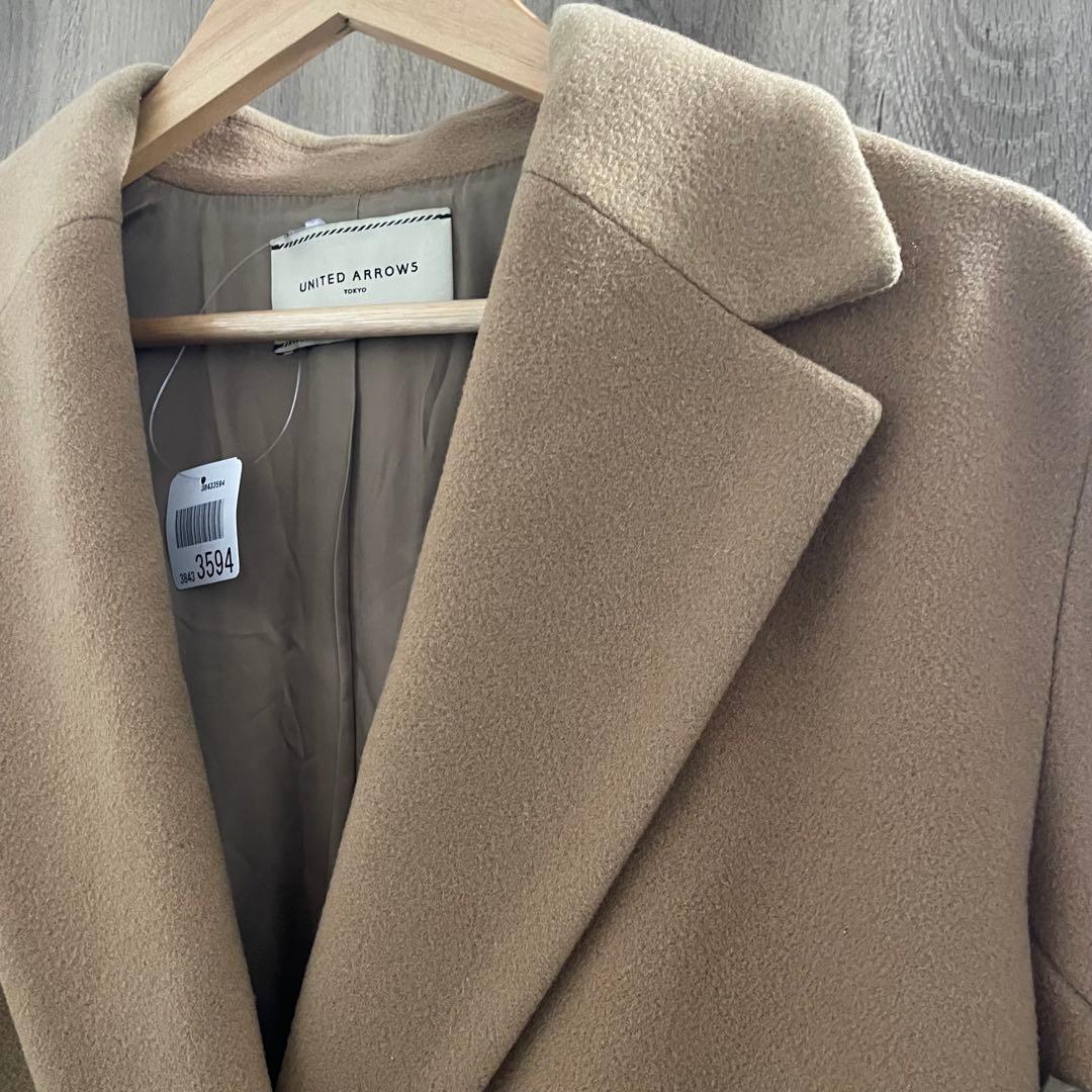 早い者勝ち！ユナイテッドアローズ　チェスターコート　カシミア混合ロングコート