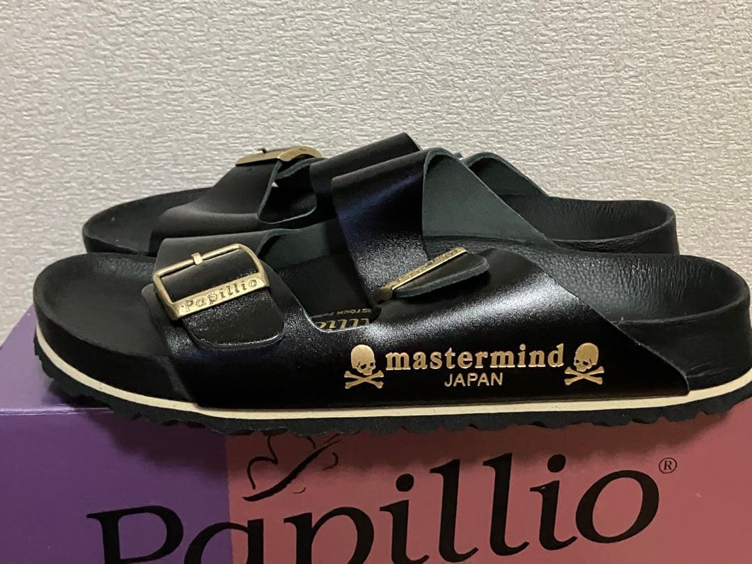 mastermind JAPAN ×Papillioブラックサンダル