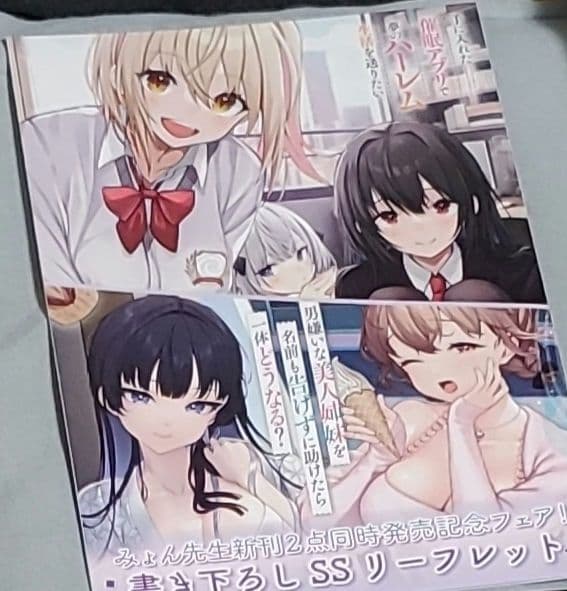 男嫌いな美人姉妹を名前も告げずに助けたら一体どうなる?　4同時購入リーフレット