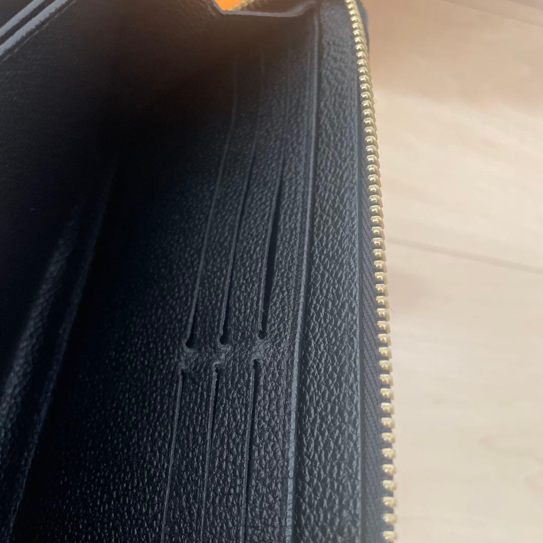 ルイヴィトン　アンプラント　ステッチ　ジッピーウォレット　長財