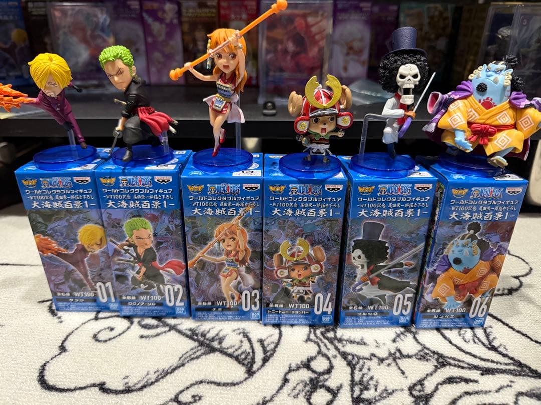 ワールドコレクタブルフィギュア　コンプ大海賊百景　箱付き　おまけ付き