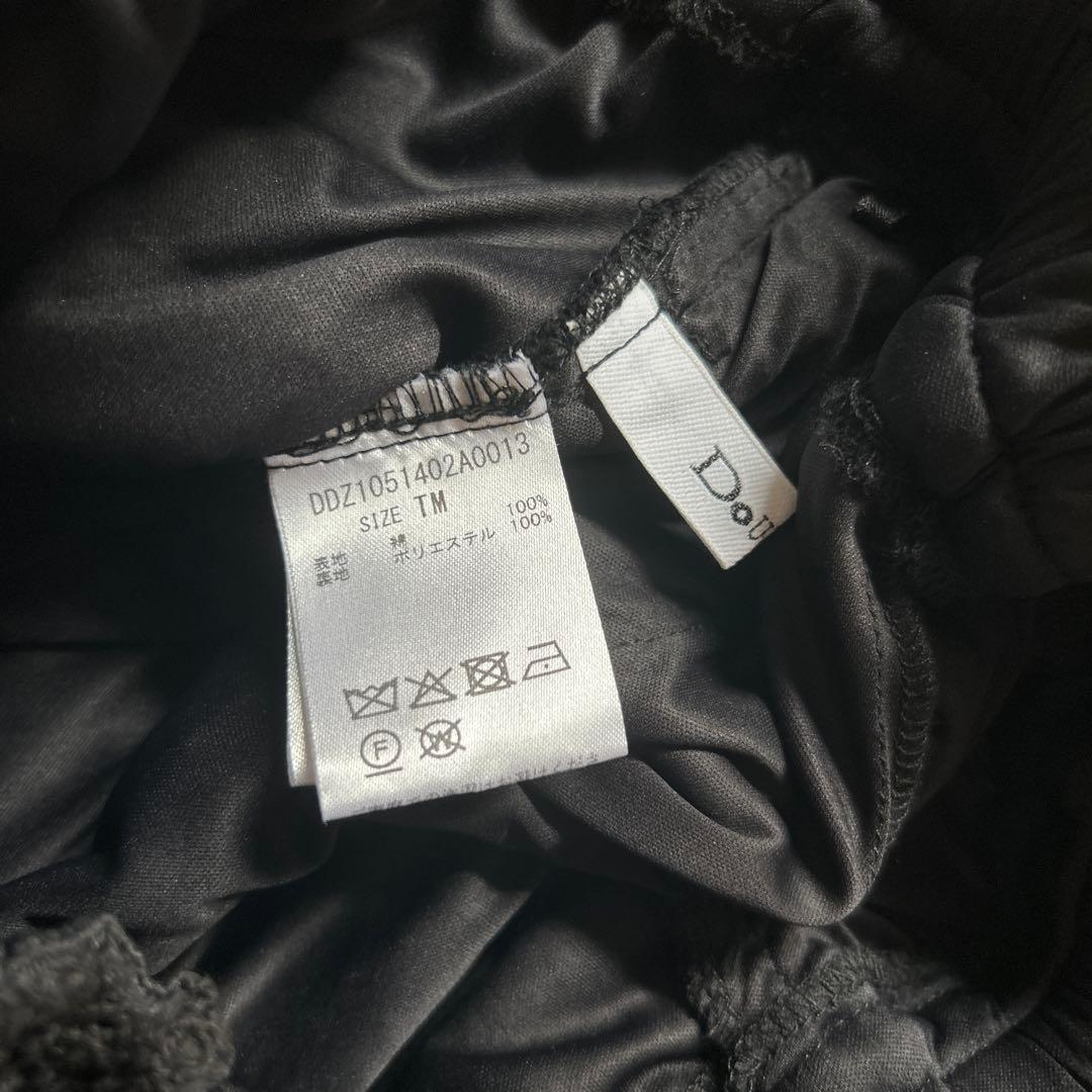 人気　美品　doudou レースパンツ　ブラック　TM