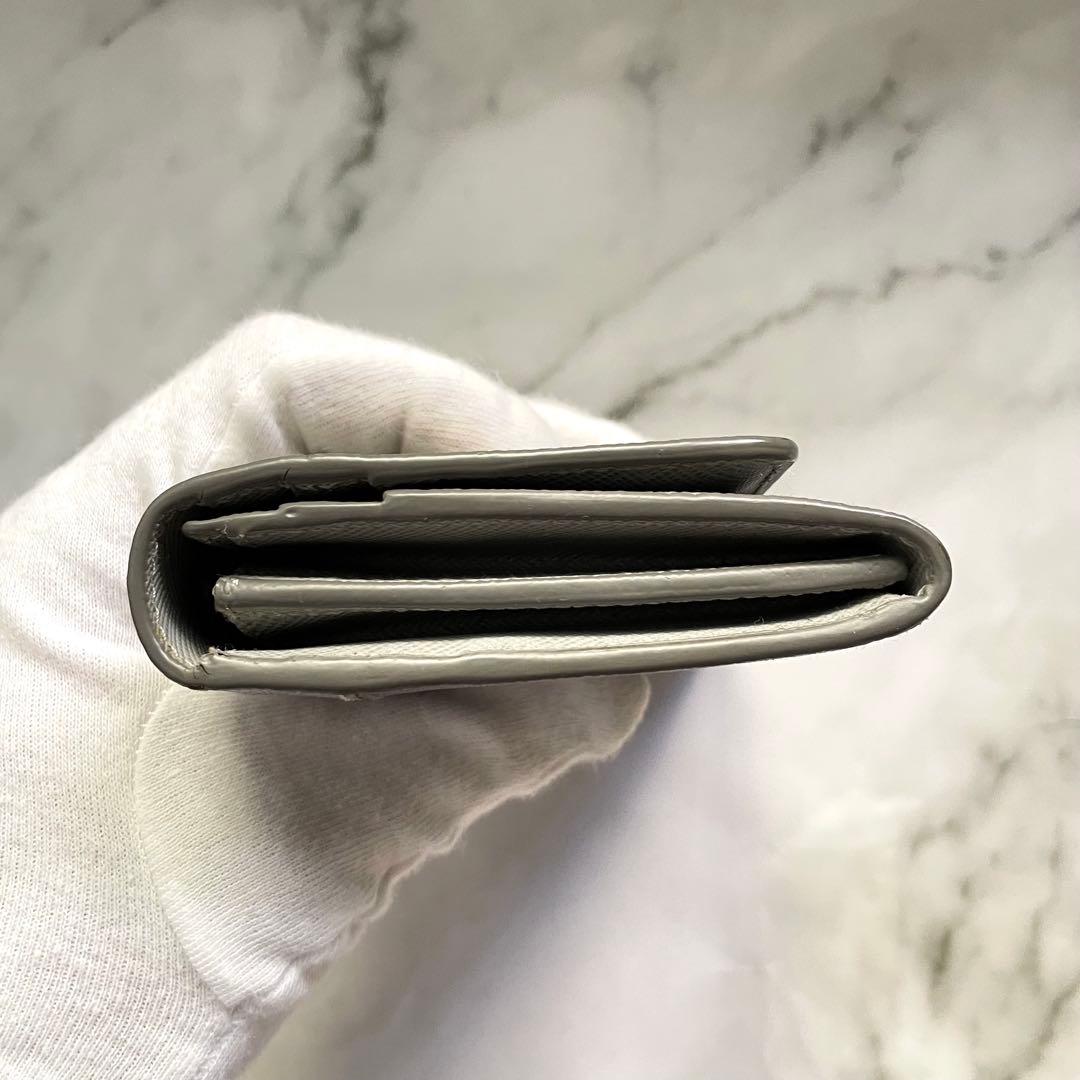 PRADA プラダ サフィアーノ 長財布 2つ折り　バイカラー極美品0119-③