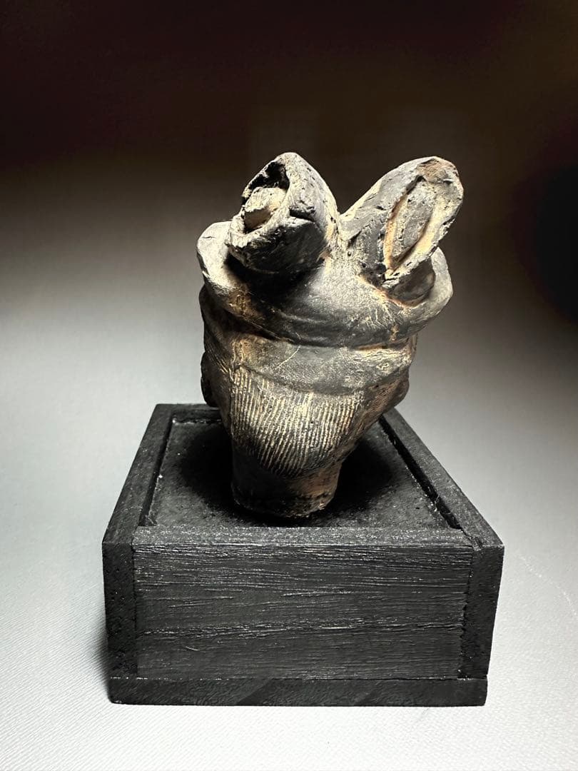 中国　古代　美術品　武官文官　俑　発掘品　頭部