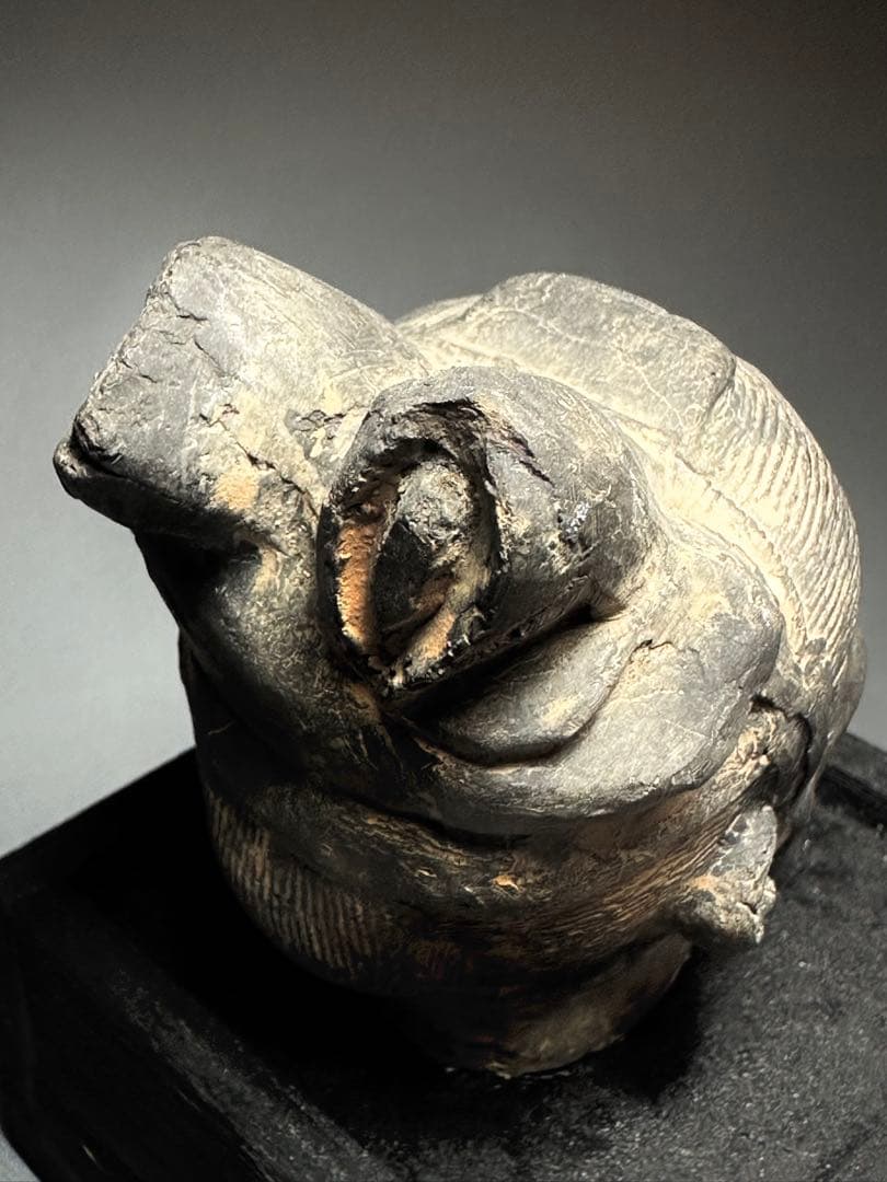 中国　古代　美術品　武官文官　俑　発掘品　頭部