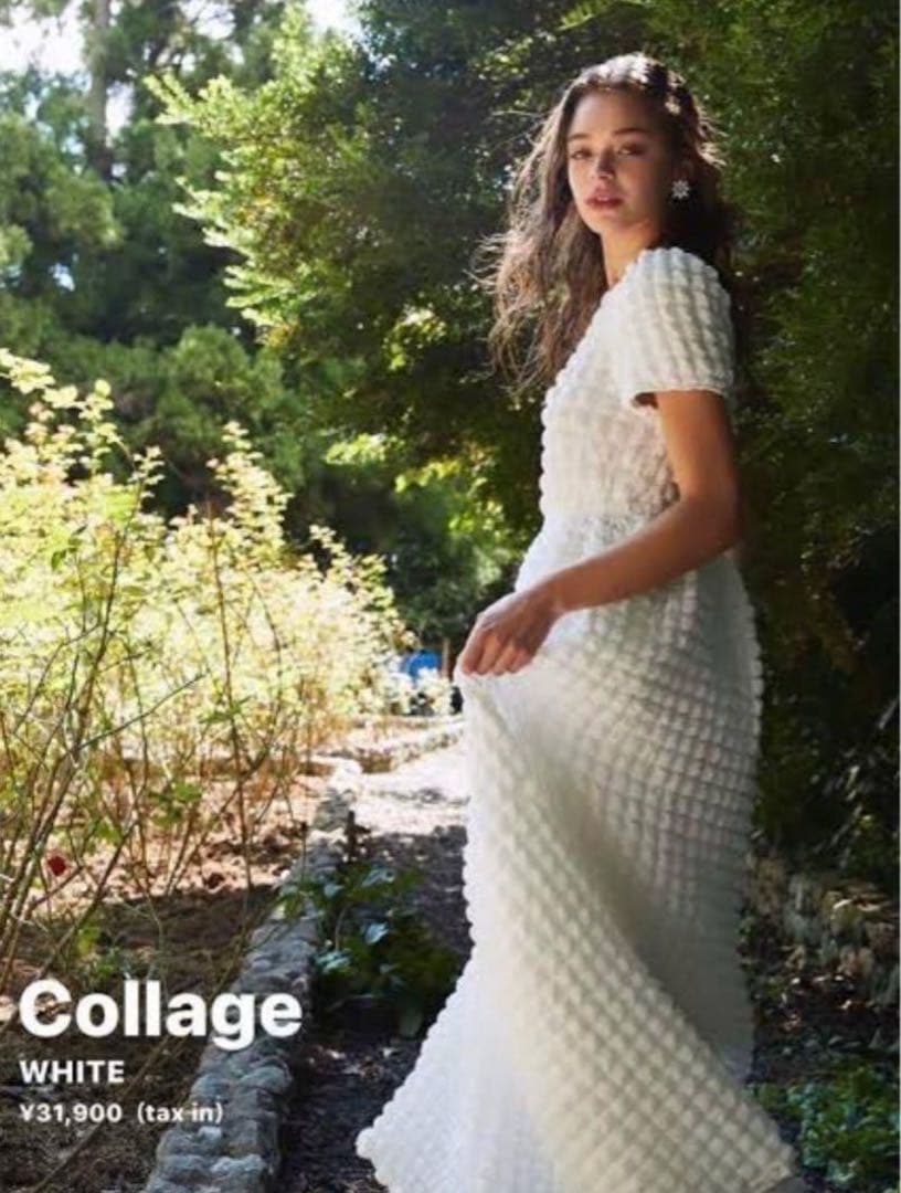 【最終割引】ツルバイマリコオイカワ collage ワンピース