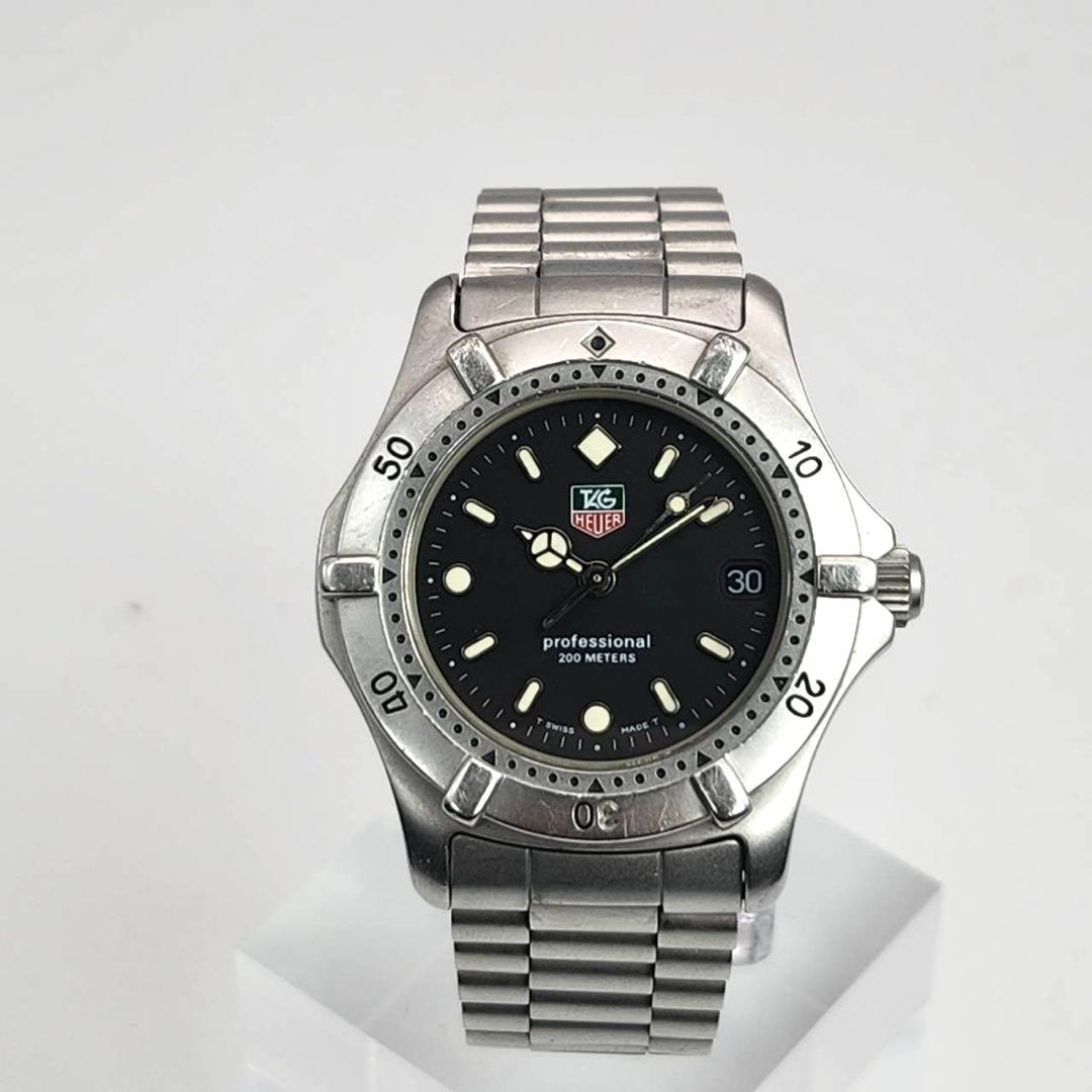 美品✨　タグホイヤー　プロフェッショナル　ブラック　962.013 付属品有り