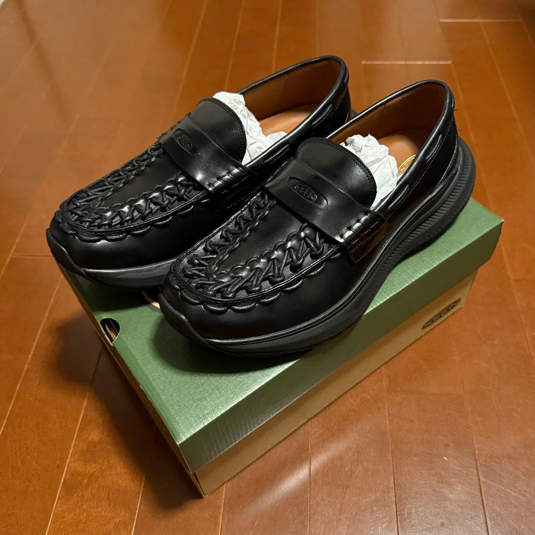 KEEN UNEEK LOAFER WK BLACK 黒 ローファー 28センチ