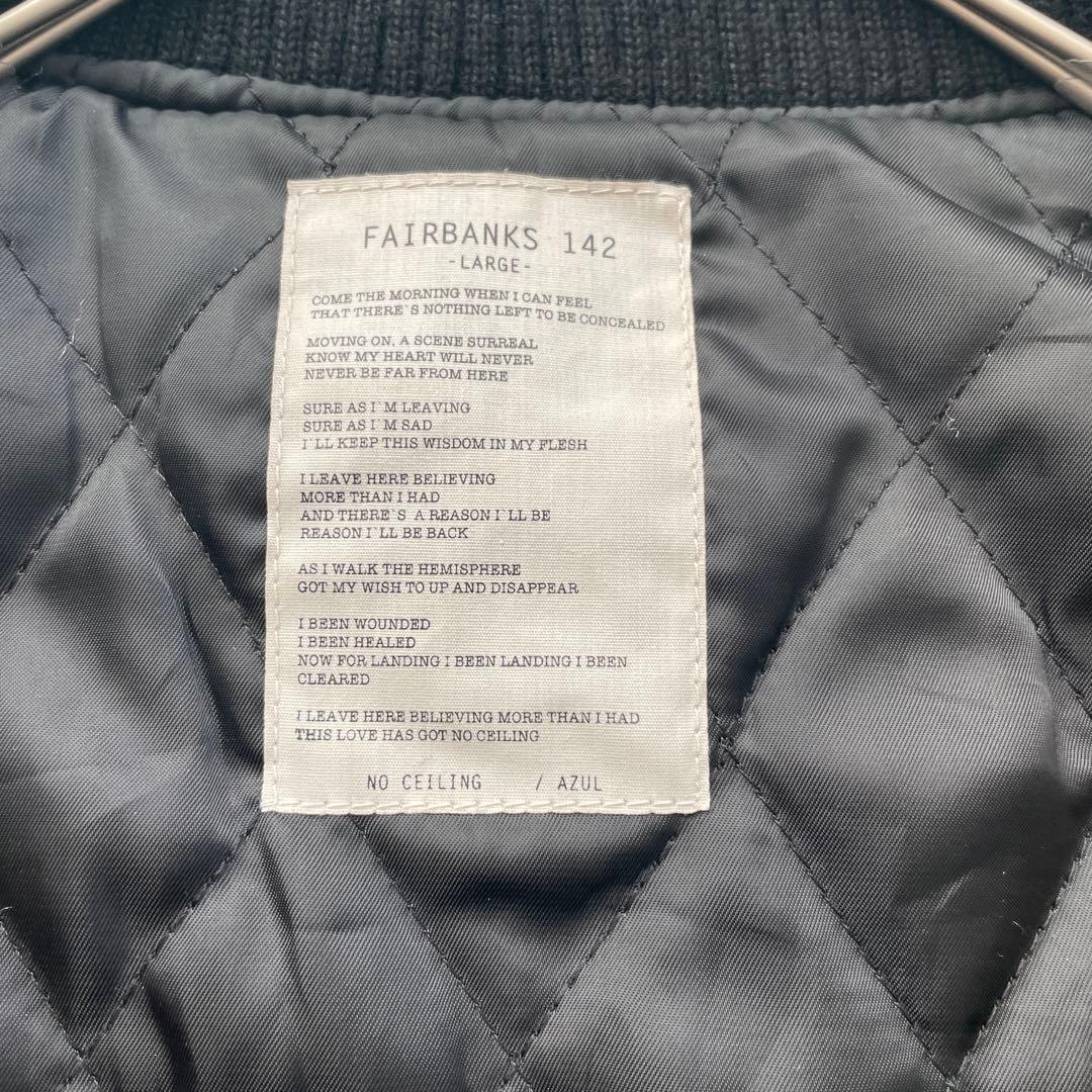 FAIRBANKS 142 AZUL 本革　レザー　刺繍　スタジャン