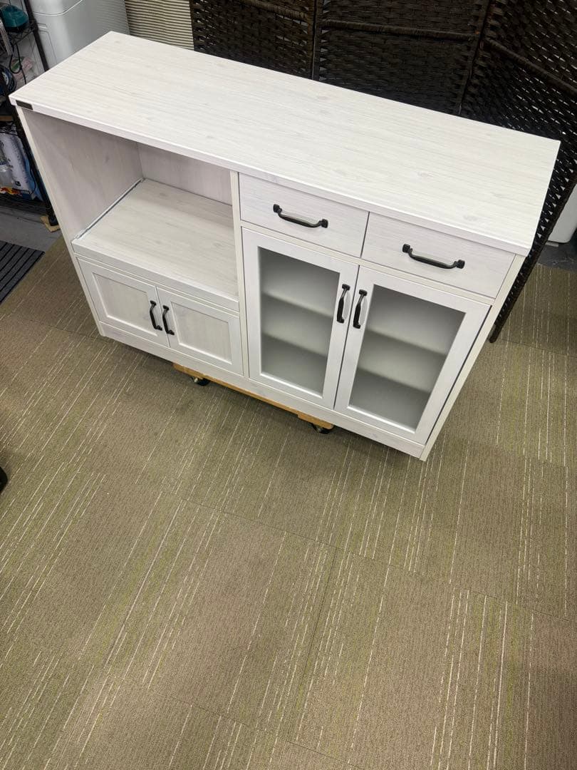 【洗浄消毒作業済】佐藤産業 LUFFY レンジボード レンジ台LU80-120L