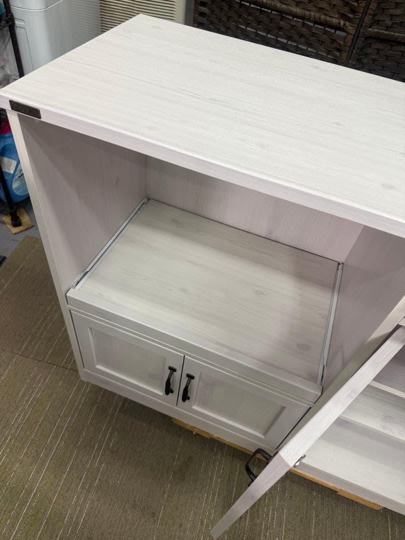 【洗浄消毒作業済】佐藤産業 LUFFY レンジボード レンジ台LU80-120L