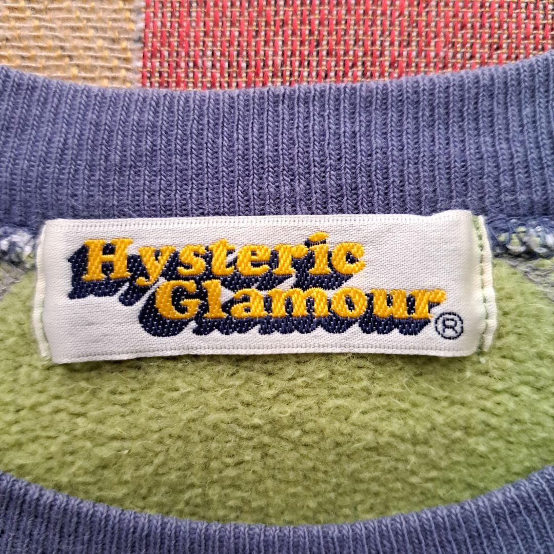 Hysteric Glamour グラフィックトレーナー　グリーンとグレー